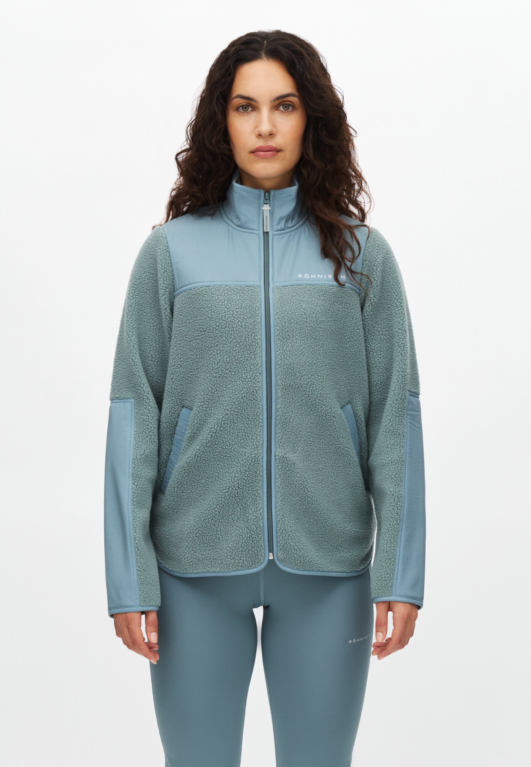 Phoebe Pile Jacket, Stormy Sea