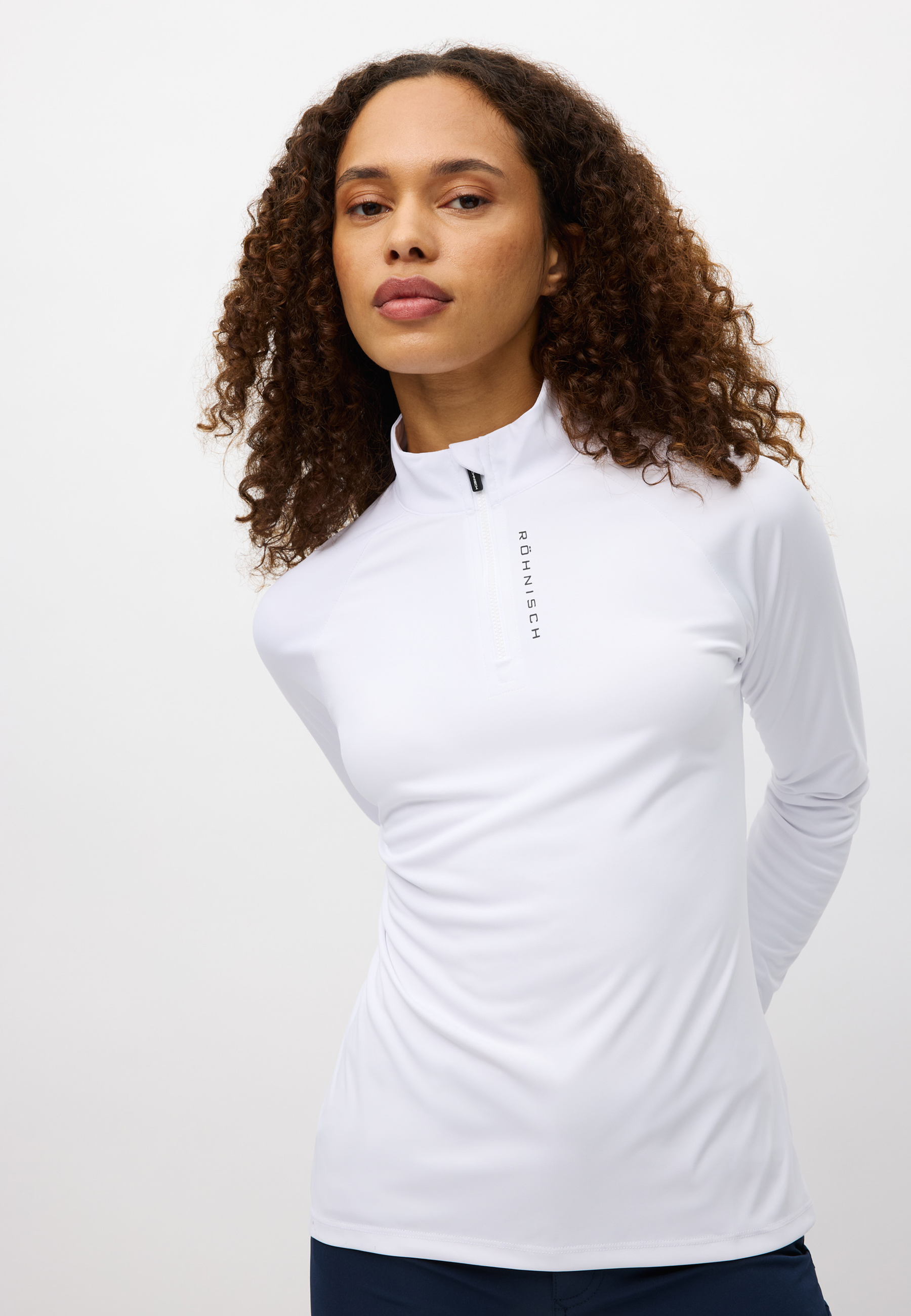 Addy Long Sleeve – Long-sleeved golf shirt in recycled material