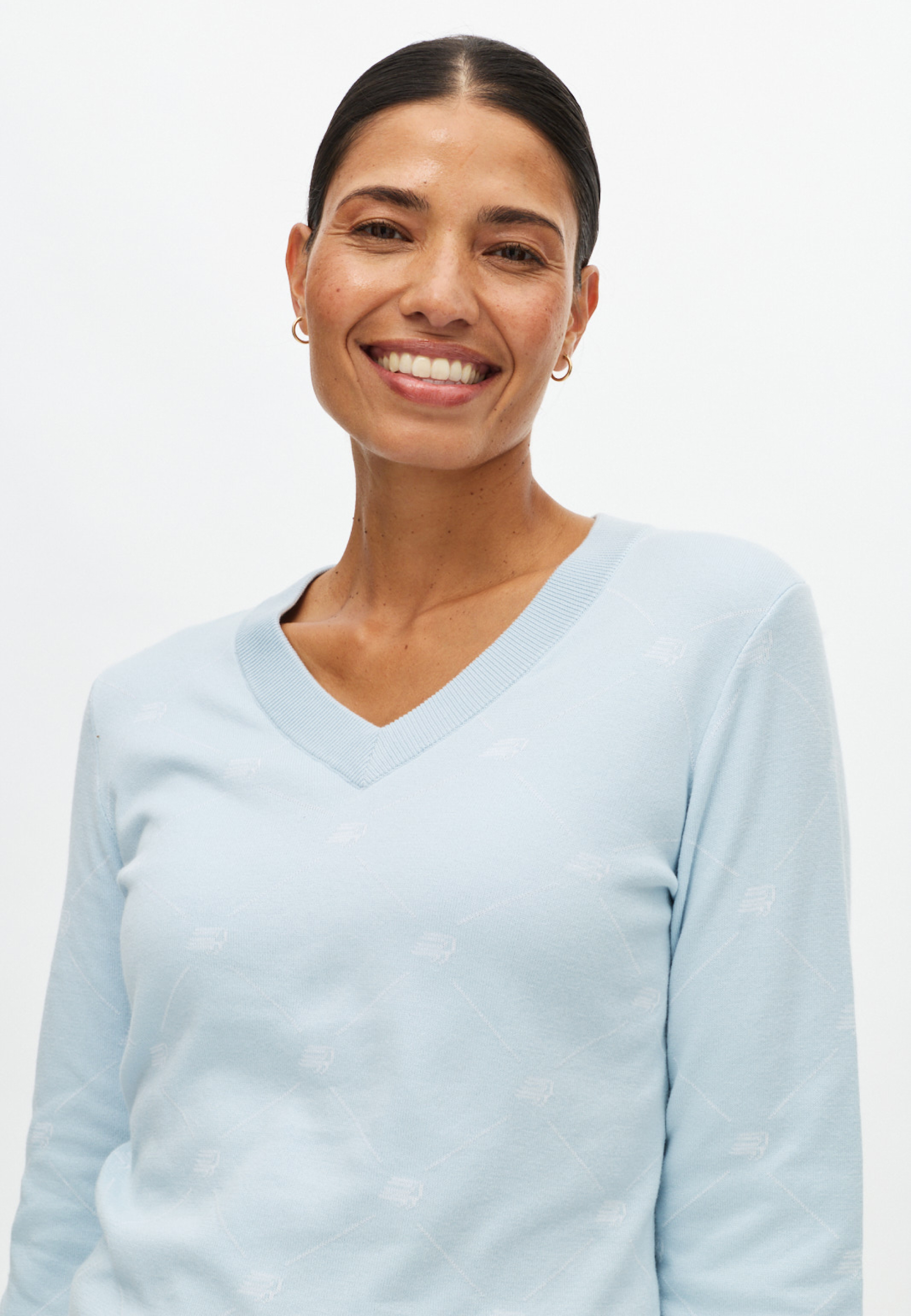 Adele Knitted Sweater – Golf sweater in organic cotton | Röhnisch