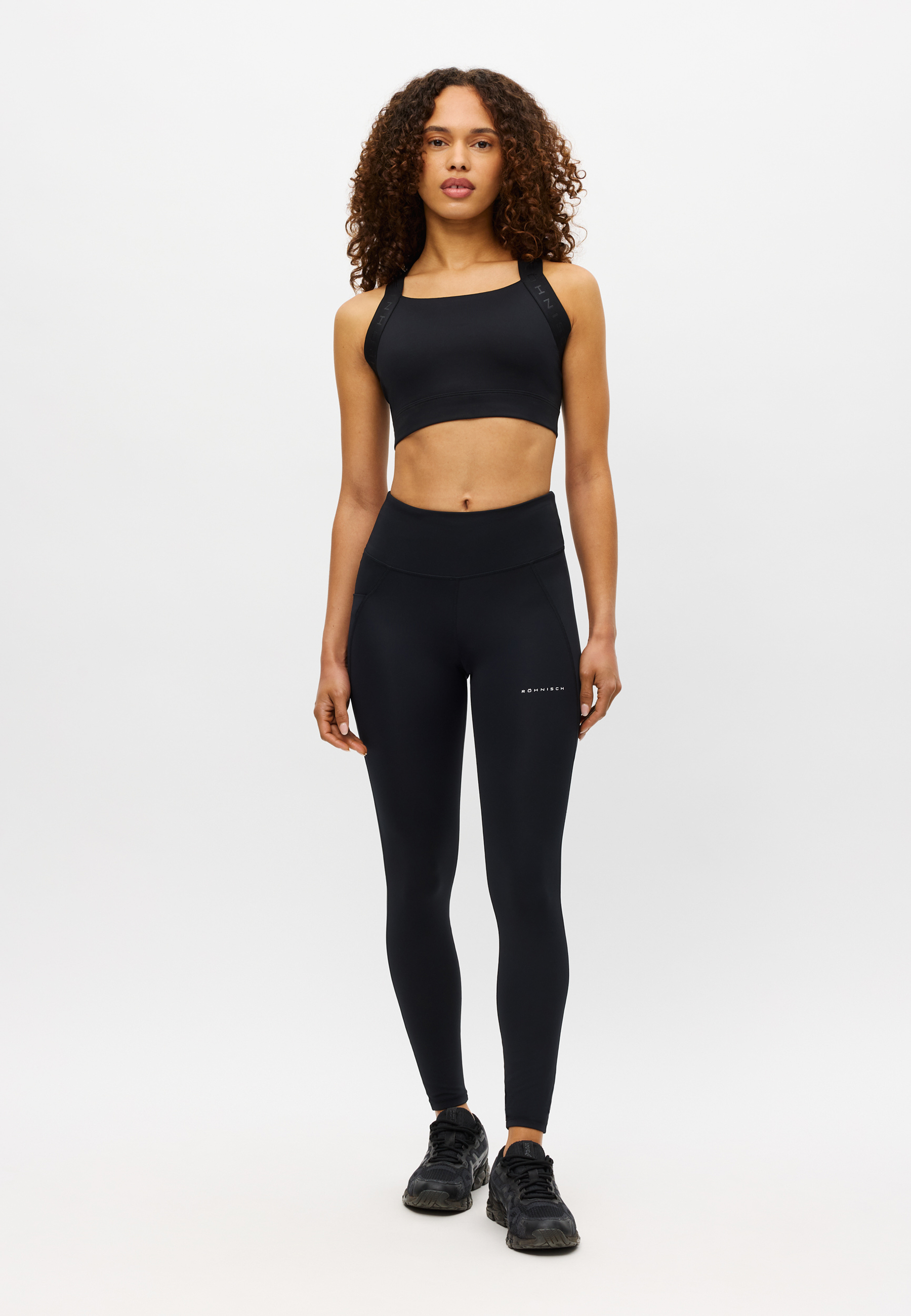 Flattering High Waist Tights, Black