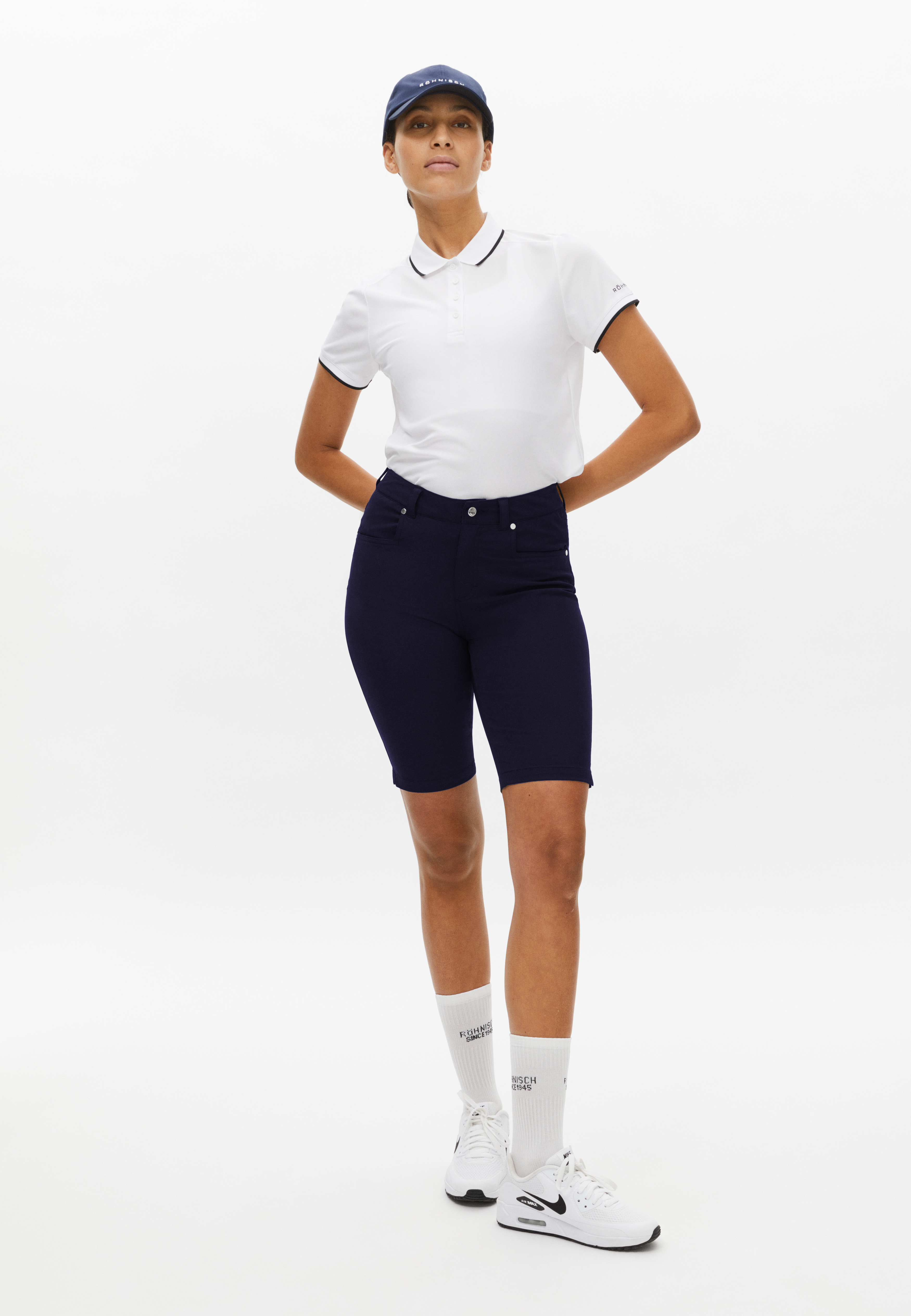 Chie Comfort Bermuda, Navy Röhnisch