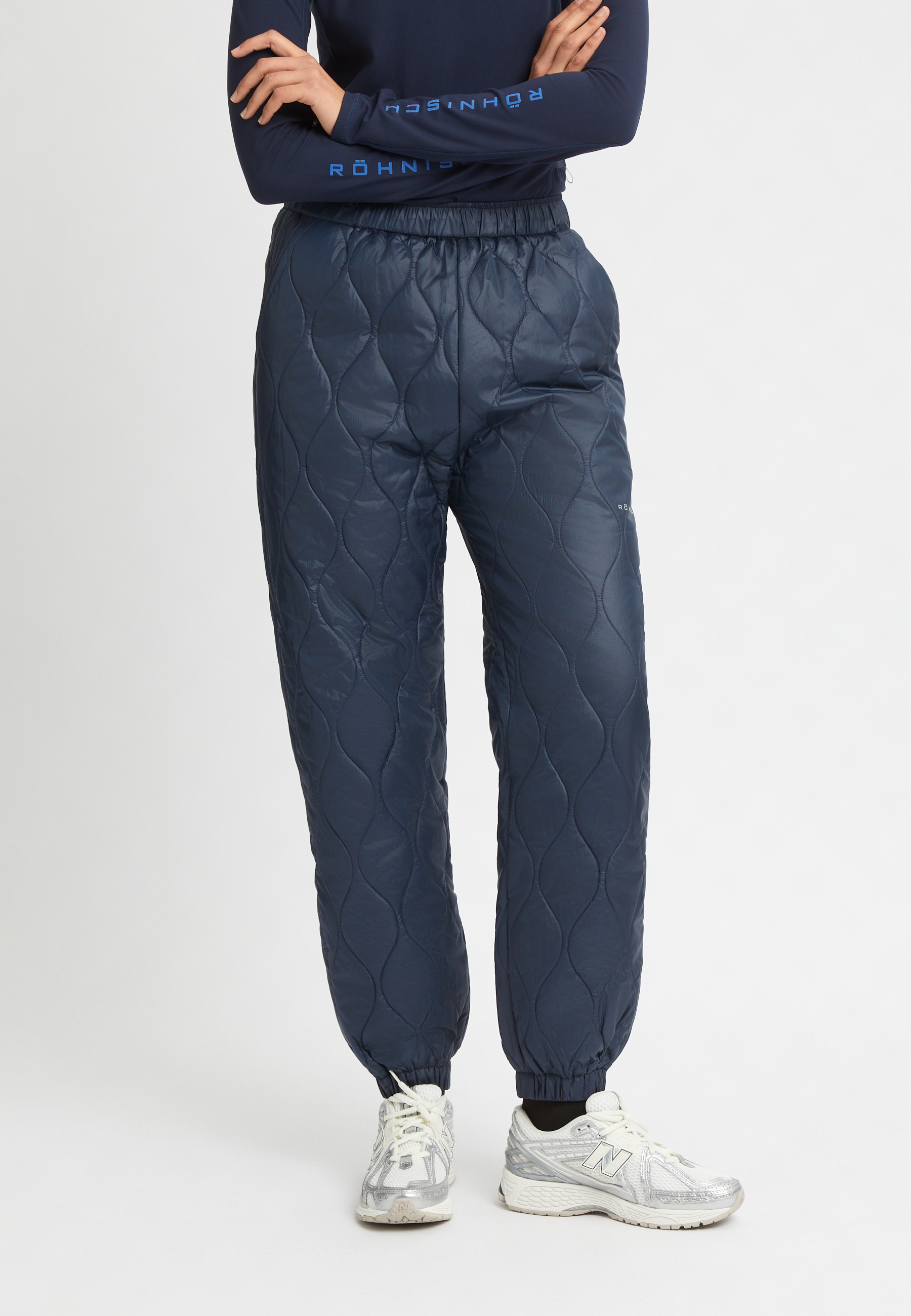 Relaxed Quilt Pants, Space Navy | Röhnisch