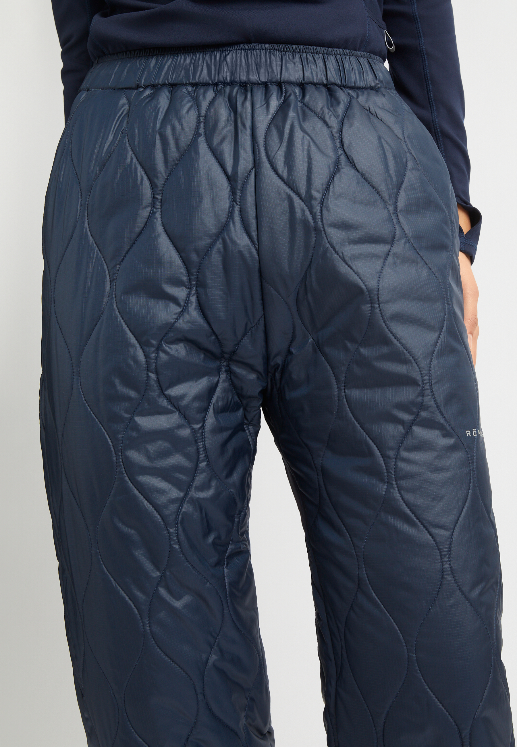 Relaxed Quilt Pants, Space Navy | Röhnisch