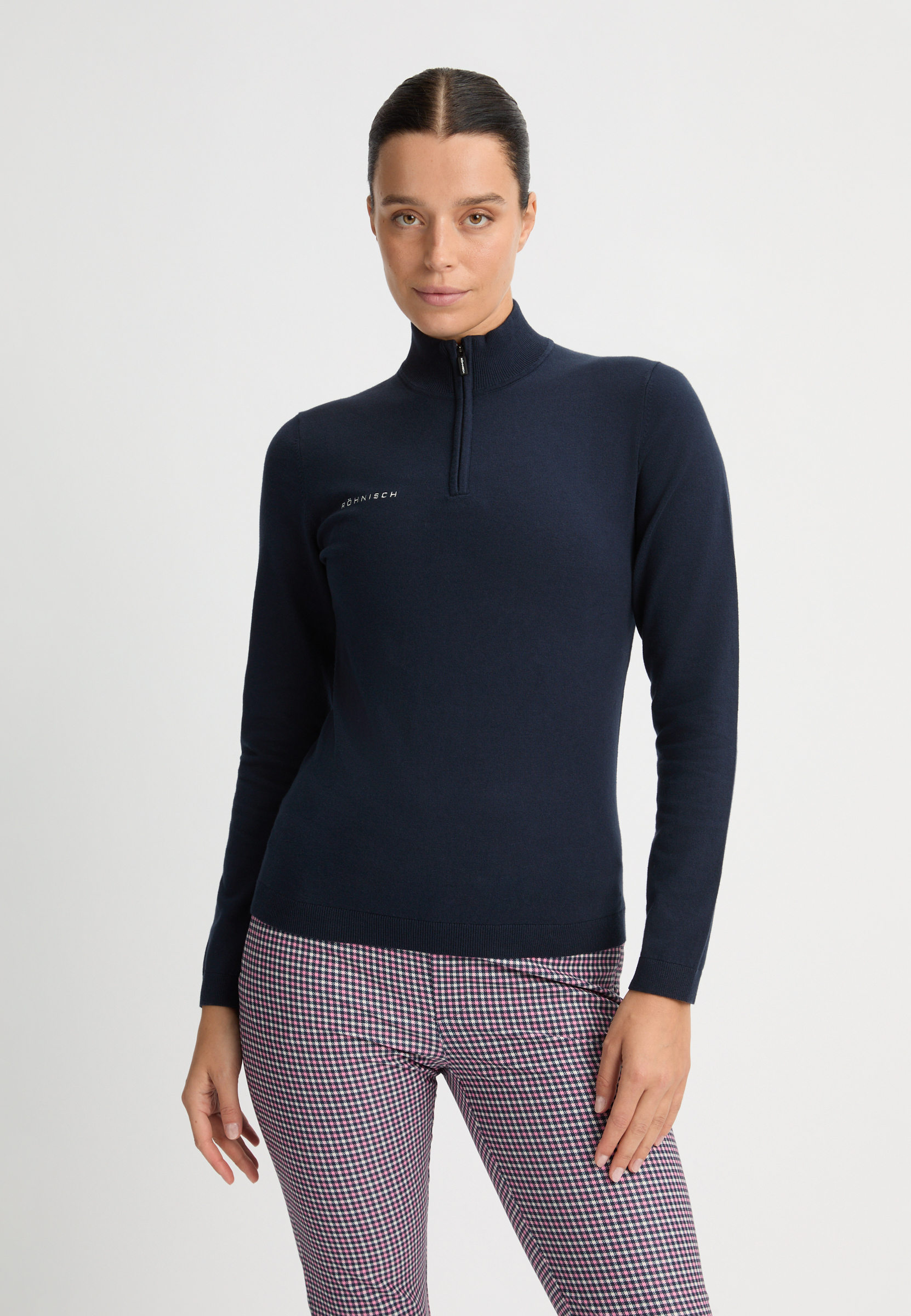 Kora Knitted Half Zip – Knitted golf sweater in merino wool | Röhnisch