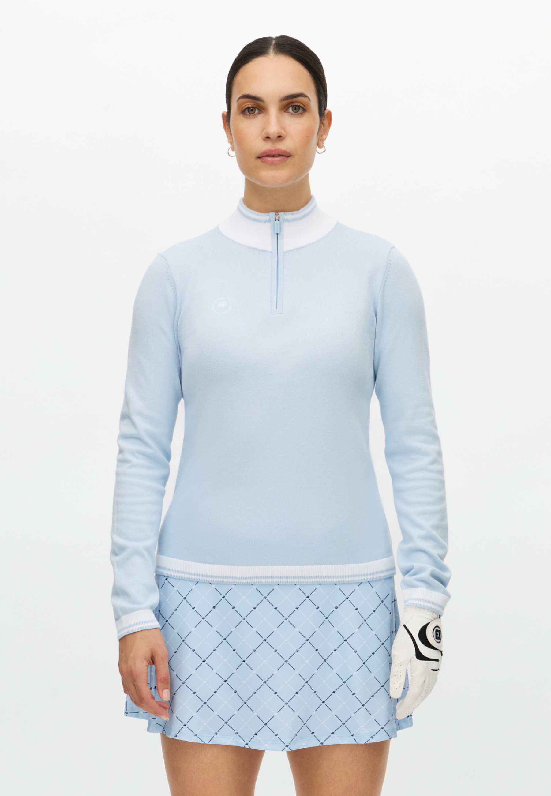 Kora Knitted Half Zip – Knitted golf sweater in merino wool | Röhnisch