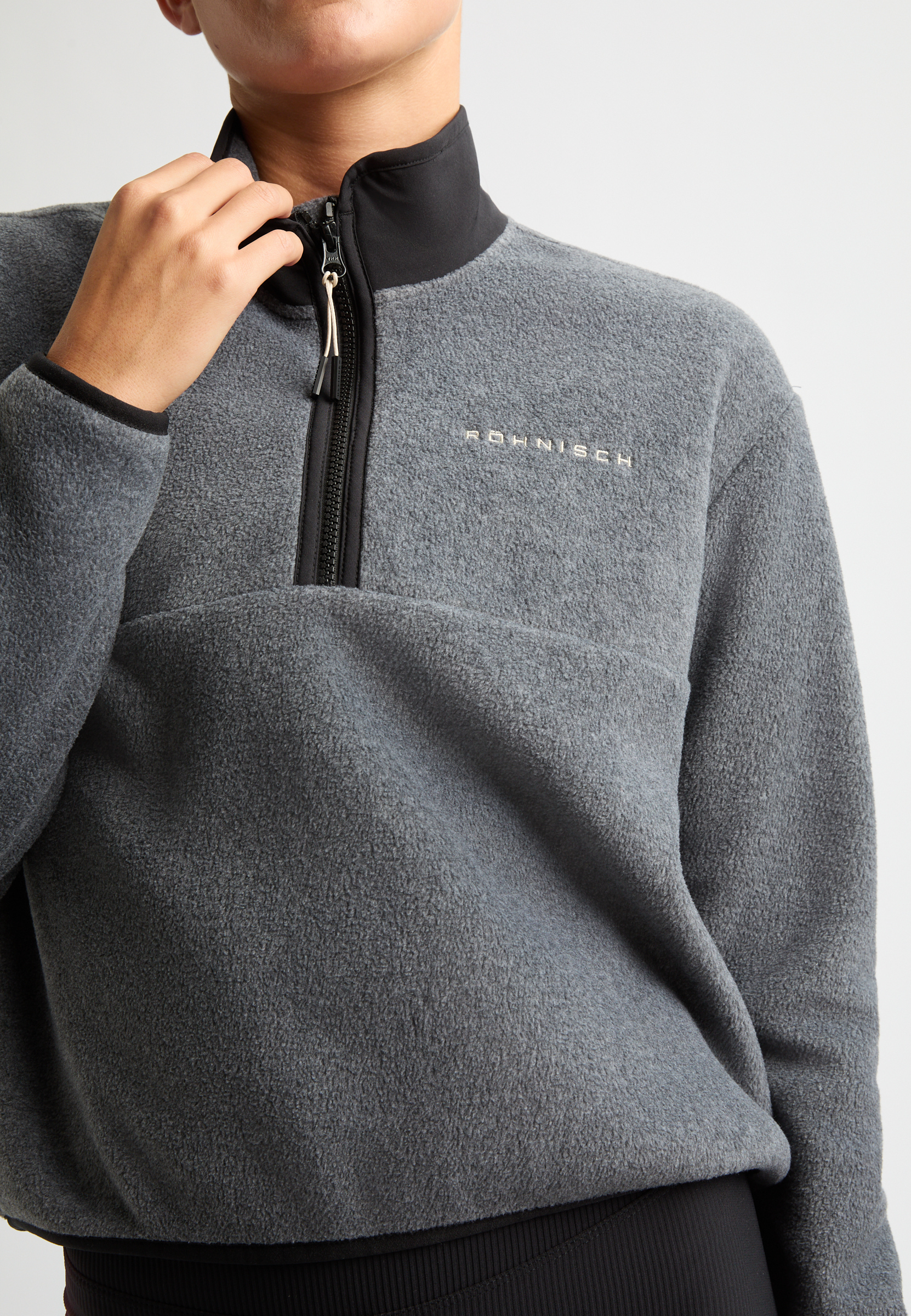 Thermal Half Zip Fleece – Warm fleece jacket in recycled material