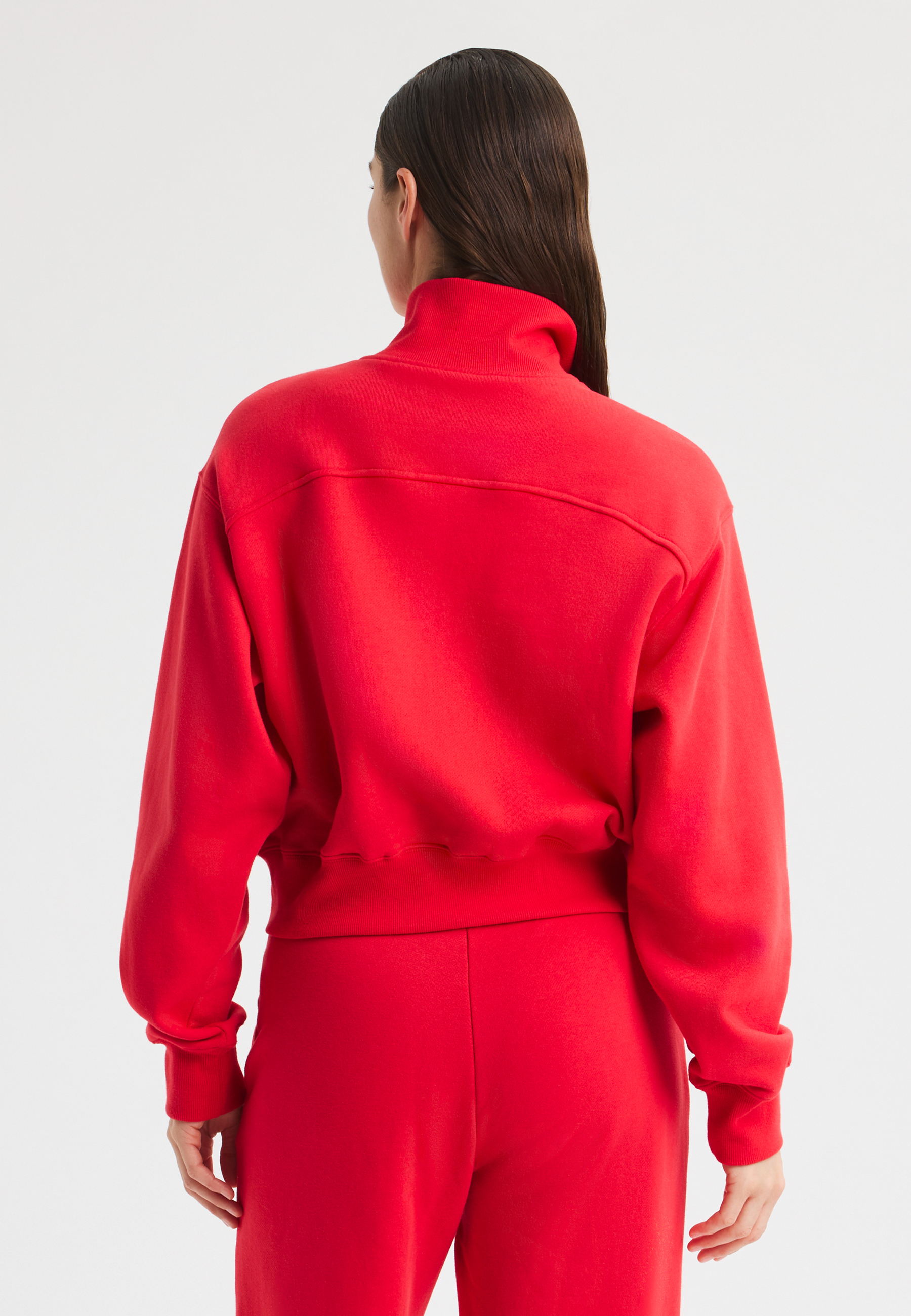 Soft Sweat Half Zip – Cropped sweatshirt with half zip | Röhnisch