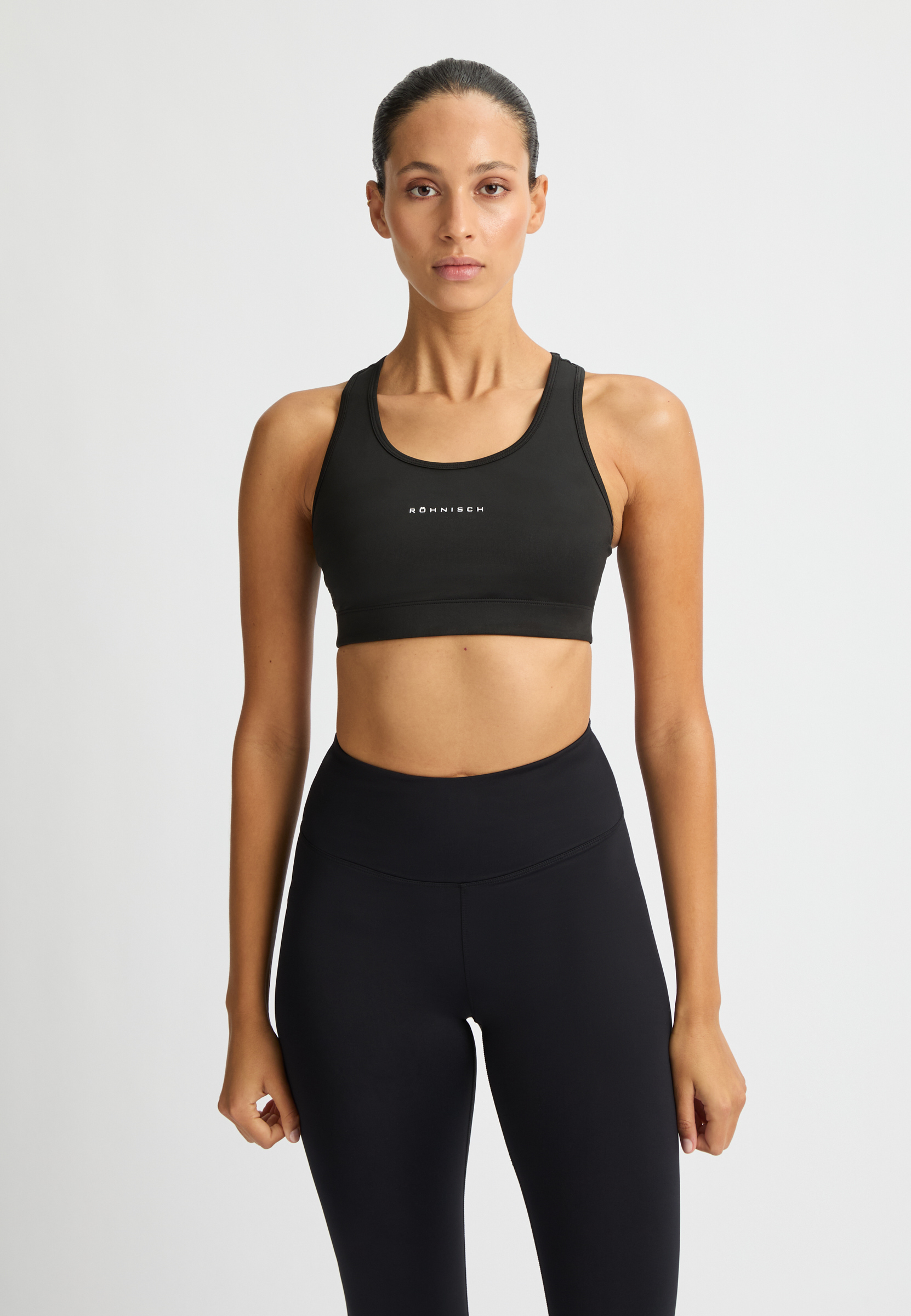 2-pack Base Sportsbra, Black/white | Röhnisch