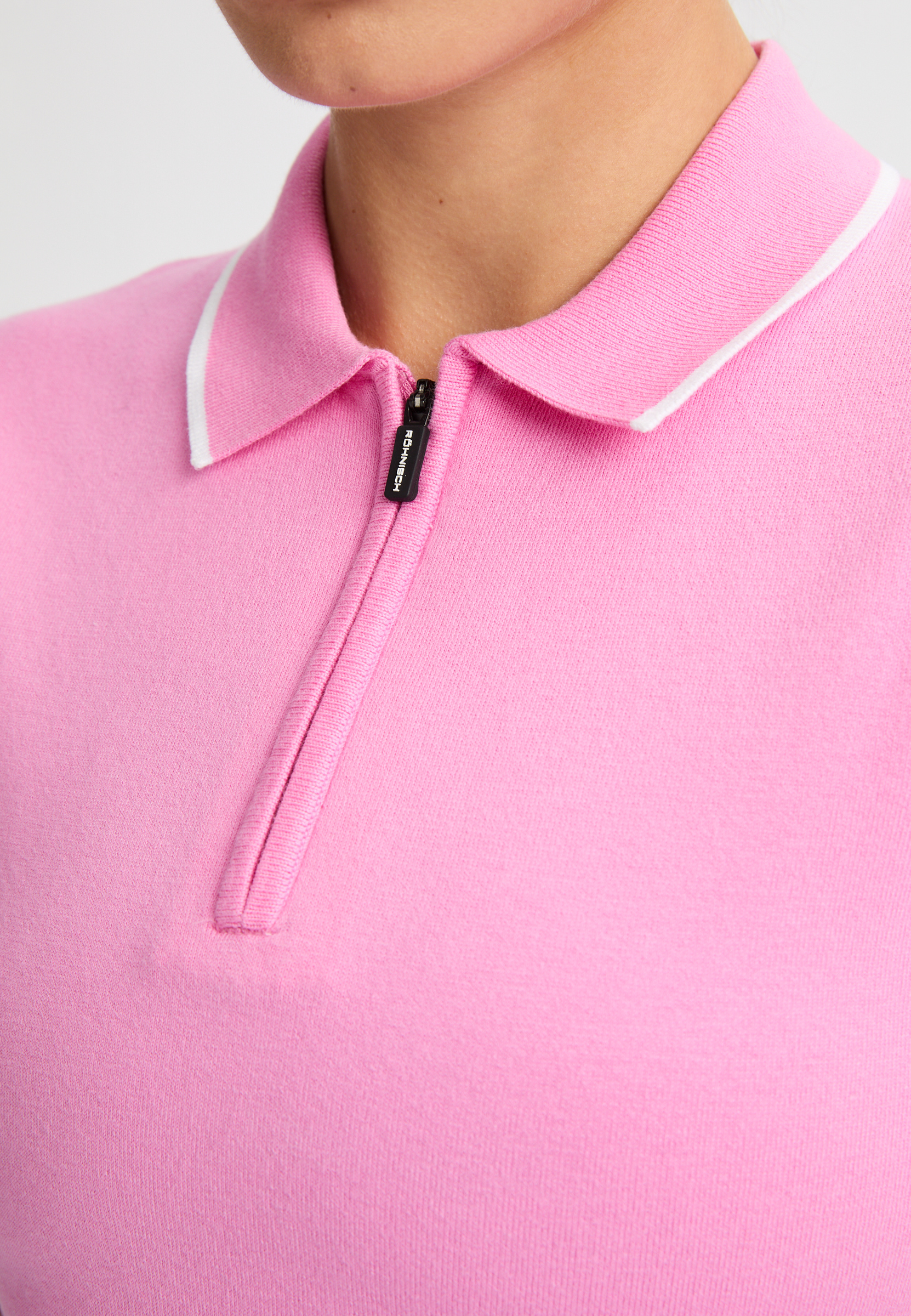 未使用HIBISCUS-REDZIPUP POLO KNITFREE TIGHT 未使用HIBISCUS-REDZIPUP POLO KNITFREE TIGHT